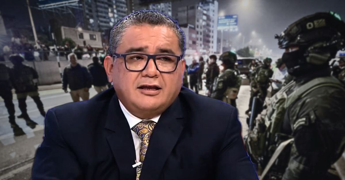 Exministro Santiváñez celebra operativo policial en la Vía Expresa: "¡Nuestra PNP, la mejor de Sudamérica!"
