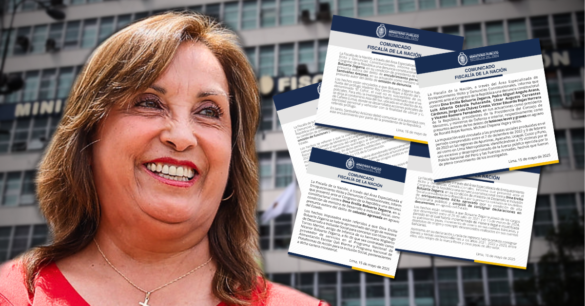 Dina Boluarte desafía a la Fiscalía: "Nos pondrán todas las denuncias que quieran, pero seguiremos adelante"