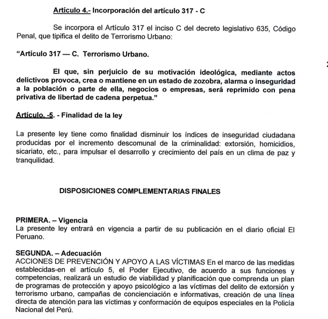 Terrorismo urbano.