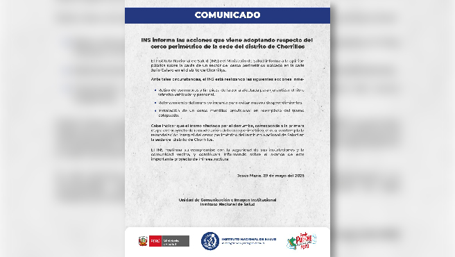Comunicado del INS