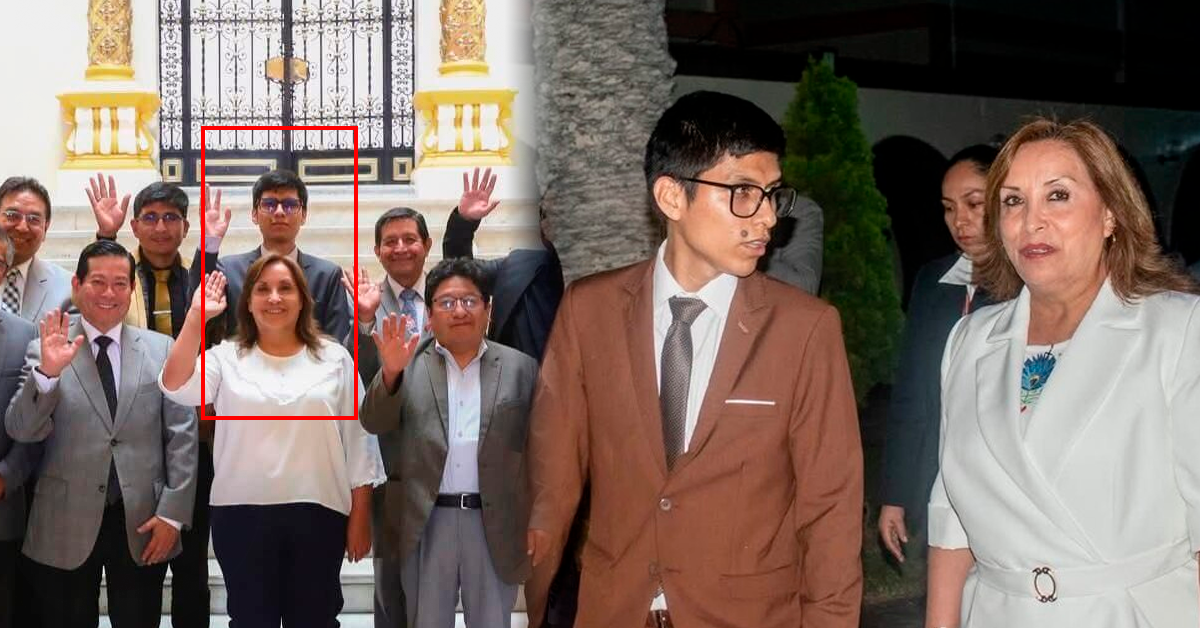 Dina Boluarte y Anthony Lastra.