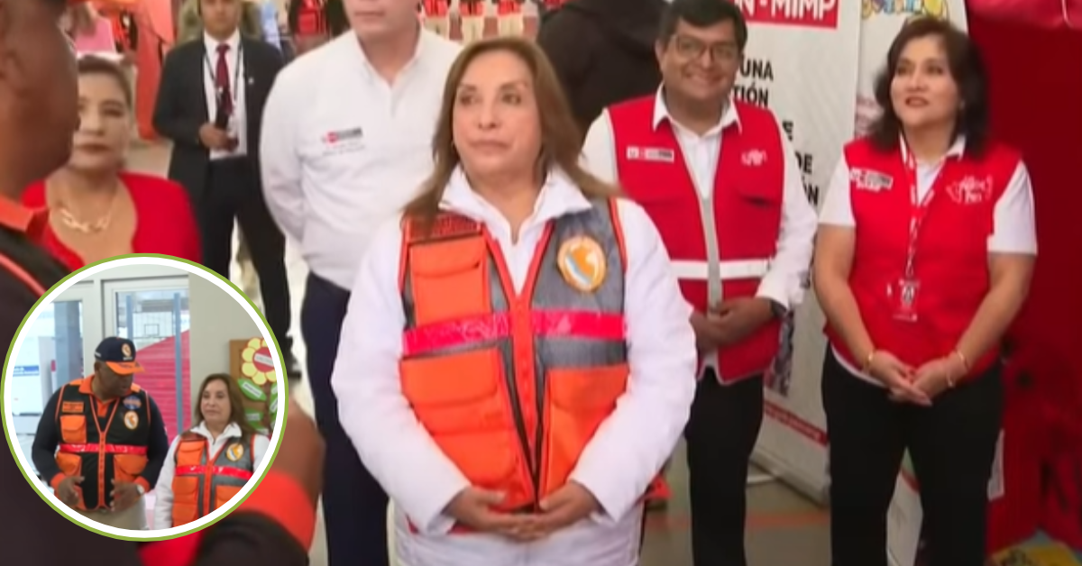 Dina Boluarte participa en Simulacro Nacional Multipeligro 2025: "Tranquilos, relajados, calmados"