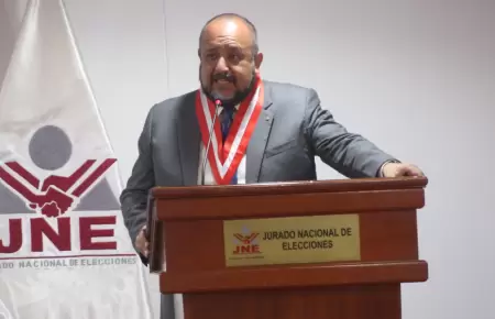 Willy Ramrez, integrante del JNE.