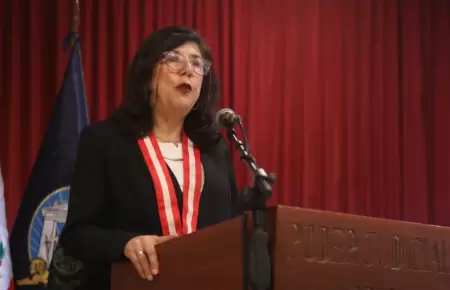 Presidenta del PJ se pronuncia por el Da del Trabajador.