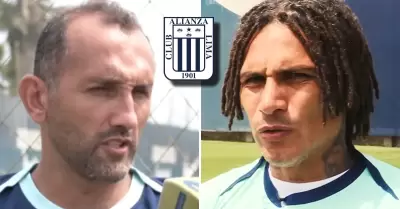 Hernán Barcos y Paolo Guerrero