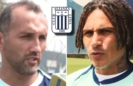 Hernn Barcos y Paolo Guerrero