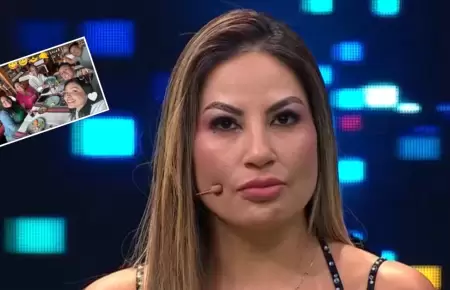 Nanas de Pamela Lpez posan con Cueva y Pamela Franco