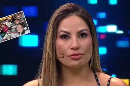 Nanas de Pamela Lpez posan con Cueva y Pamela Franco
