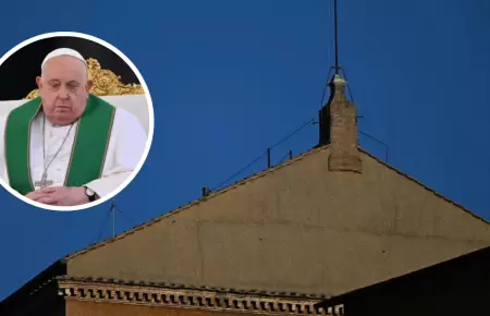 Instalan chimenea que anunciar al sucesor del Papa Francisco.