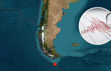 Sismo de ms de 7 grados remece Argentina y Chile.