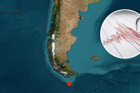 Sismo de ms de 7 grados remece Argentina y Chile.