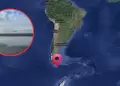 Alerta de tsunami en Chile: Imgenes muestran al mar retirndose de playa Magallanes tras sismo de 7.5