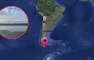 Alerta de tsunami en Chile: Imgenes muestran al mar retirndose de playa Magallanes tras sismo de 7.5