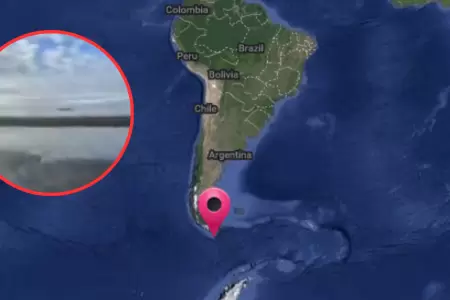Mar se aleja de playa Magallanes tras sismo de 7.5 en Chile.