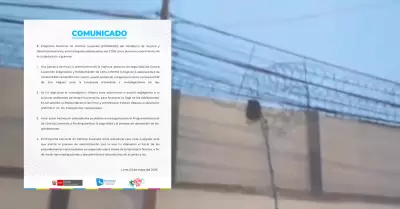 Comunicado PRONACEJ sobre fuga en Maranguita.
