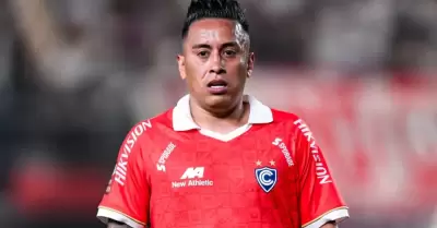 Christian Cueva se pronuncia previo al partido contra Alianza Lima.