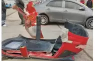 Impactante accidente en Pilcomayo: Msico y pasajero sobreviven a brutal choque entre mototaxi y auto