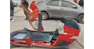 Músico sobrevive a accidente en Pilcomayo