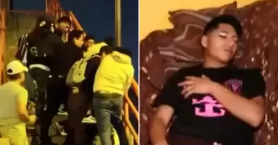 Joven universitario fue lanzado desde puente.