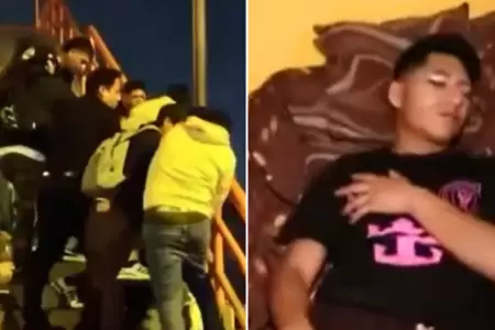 Joven universitario fue lanzado desde puente.
