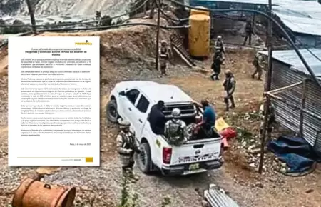 Secuestran a mineros en Pataz.