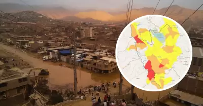 Se activa alerta roja en Lima, Junín y Pasco.