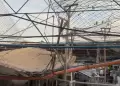 Techo de mercado Modelo colapsa mientras ejecutaban trabajos de desmontaje en Chiclayo