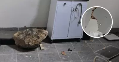Un muerto y dos heridas deja derrumbe de rocas en centro de salud de La Libertad