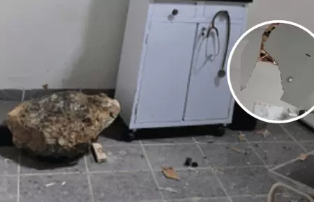 Un muerto y dos heridas deja derrumbe de rocas en centro de salud de La Libertad