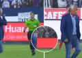 Nstor Gorosito abandona el campo con provocadores gestos al rbitro e hinchada de Alianza Lima lo aplaude
