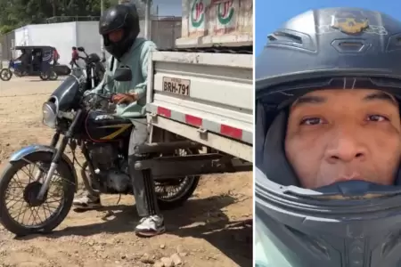 Reportero de Exitosa es asaltado por sujeto a bordo de una moto en Chiclayo.