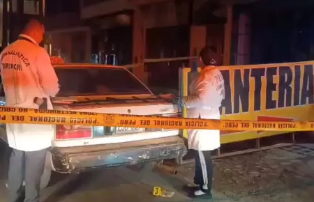 Extorsionadores atacan a quemarropa a colectivero en Carabayllo.