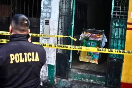 Balean a vendedor de jugo en Surquillo.