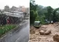 Senamhi advierte fuertes lluvias y huaicos durante las prximas horas: Varias regiones seran afectadas
