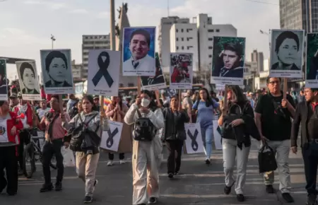 Deudos exigen justicia por las muertes de sus familiares.