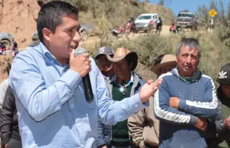 Alcalde de Pataz anuncia marcha hacia Lima contra el Ejecutivo.