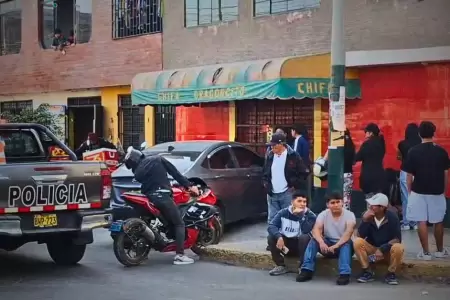 Efectivos policiales llegaron al crimen