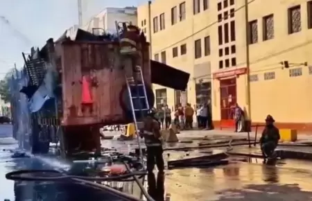 Incendio en La Victoria fue controlado por los bomberos