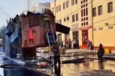 Incendio en La Victoria fue controlado por los bomberos