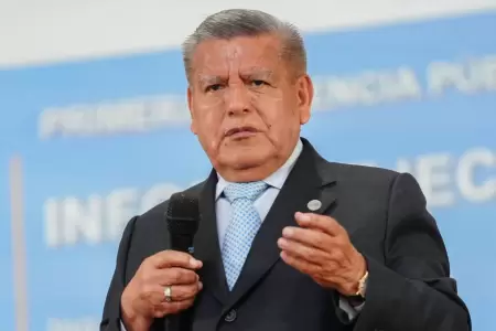 Csar Acua lament la muerte de 13 mineros en Pataz.