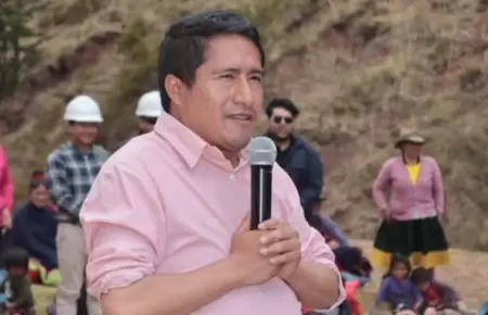 Alcalde de Pataz, Aldo Carlos Mario.