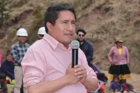 Alcalde de Pataz, Aldo Carlos Mario.