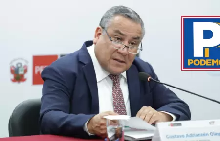 Podemos anuncia nueva mocin de censura contra Gustavo Adrianzn.