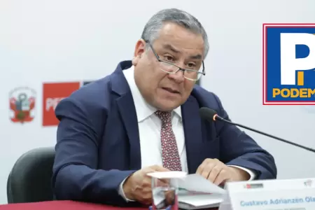 Podemos anuncia nueva mocin de censura contra Gustavo Adrianzn.