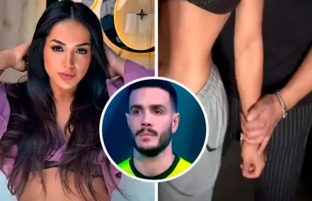 Onelia Molina captada con misterioso hombre.