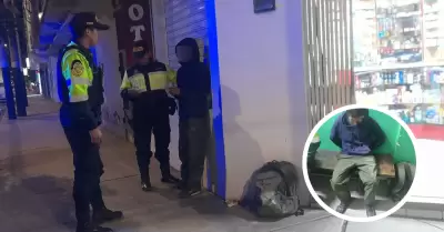 Menor simula estar armado y asalta botica en Huancayo
