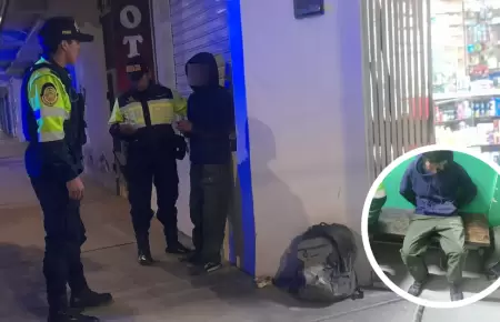 Menor simula estar armado y asalta botica en Huancayo