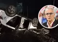 Jorge Fossati, tcnico de Universitario, sufri un accidente en la Panamericana Sur cuando sala de Campomar