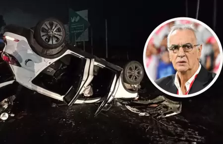 Jorge Fossati sufri accidente de trnsito a la salida de Campomar.