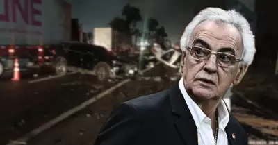 Jorge Fossati sufrió accidente de tránsito a la salida de Campomar.